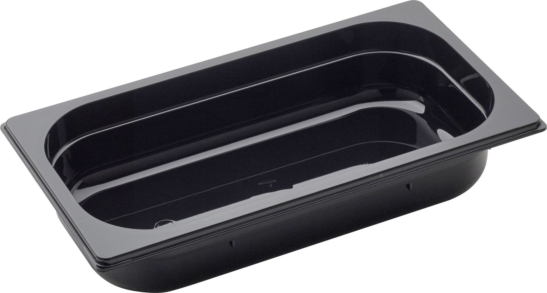 GN Behälter 1/3 Polycarbonat schwarz T: 65mm